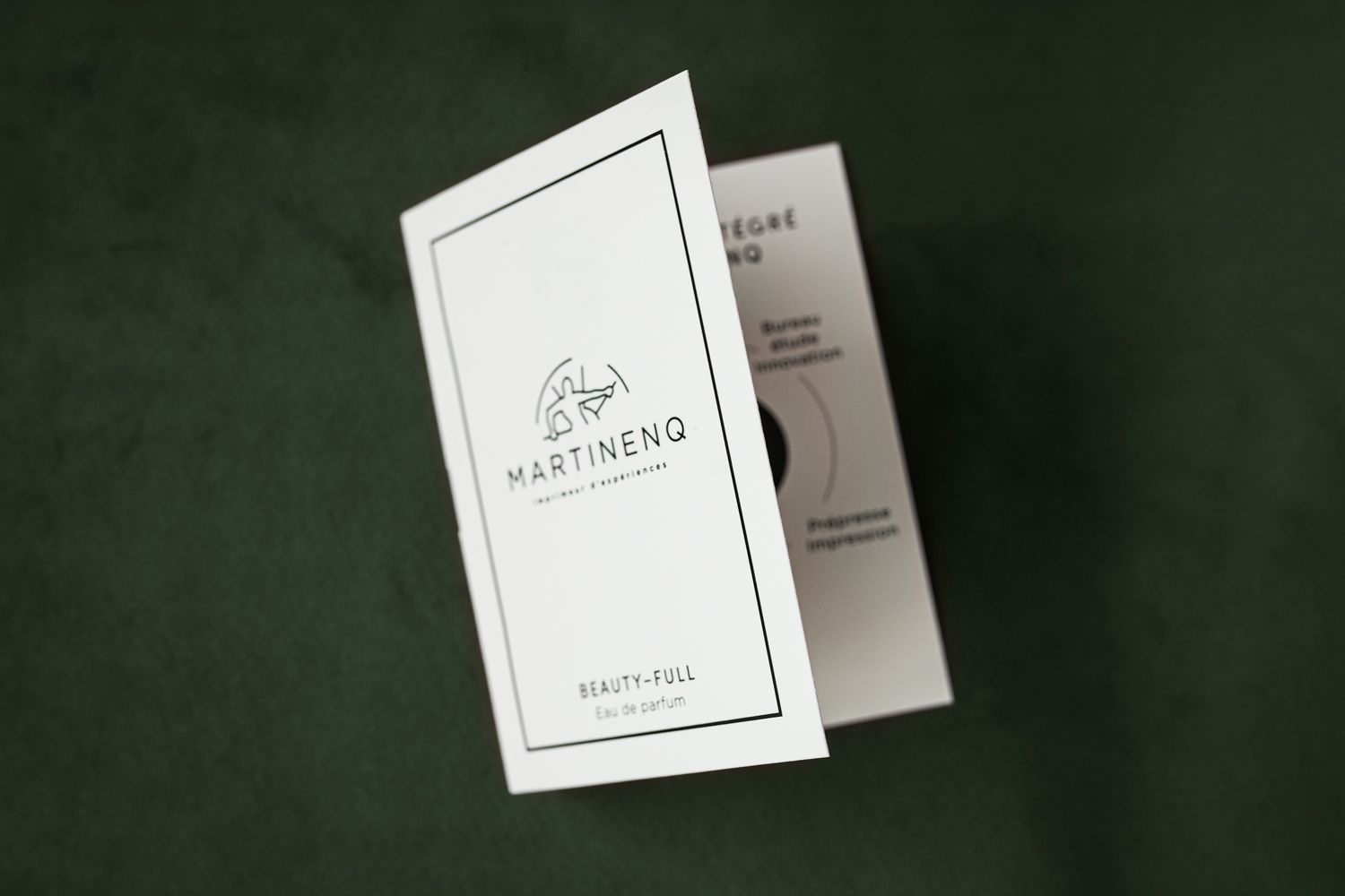 Carte échantillon parfum Martinenq